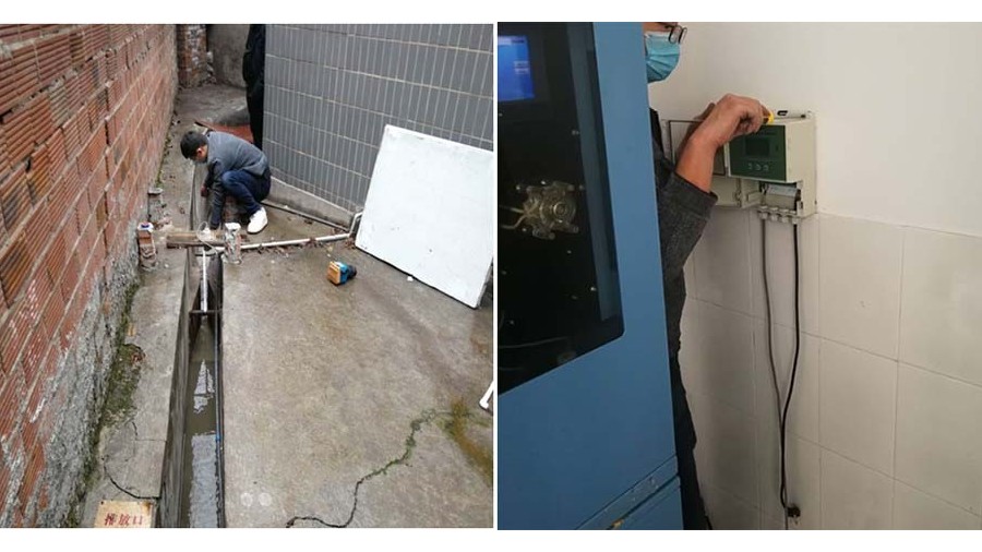 重慶第五人民醫院現場安裝